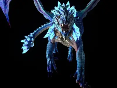 Aurene Dragon 3D model