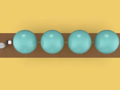 HYDROGEN HELIUM BALLOON PESTICIDE SPRAYER AGRICULTURAL FARMS 3D model