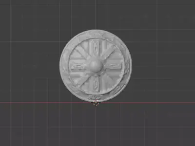 Shield 3D Model Low-poly 3D model purchase