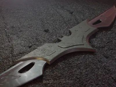 Batman blade Low-poly 3D model