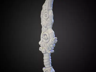 Stylized Sword 24 3D model