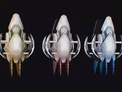 Claw Hand Claws Glove Weapon Metal Blade Iron Low-poly 3D model