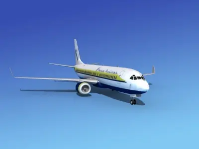 Boeing 737-800 Nania 3D model