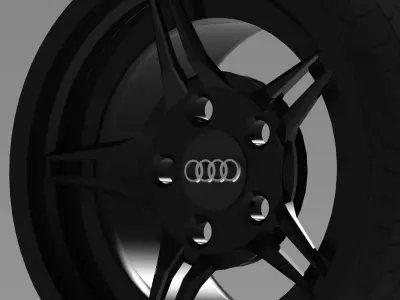 Sports Rim Concept Design 3 Free 3D model