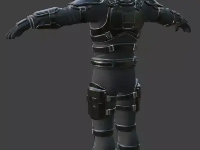 Astronaut Spacesuit 3D Model 3D model 23