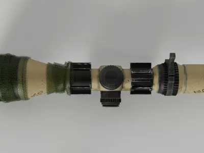 Tactical Scope - Maya Arnold Shader 3D model