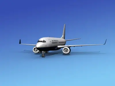 Boeing 737-700ER Jet Midway 3D model
