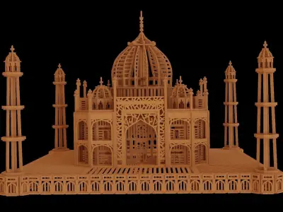 Taj Mahal 3D 3D model