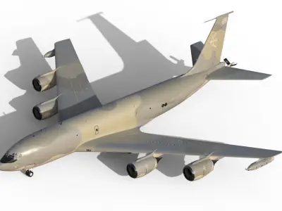 KC-135 R Stratotanker 3D model