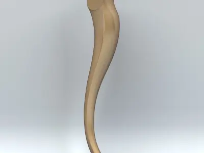 Furniture leg 003 Free 3D model
