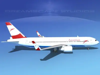 Boeing 767-300 Austrian 3D model