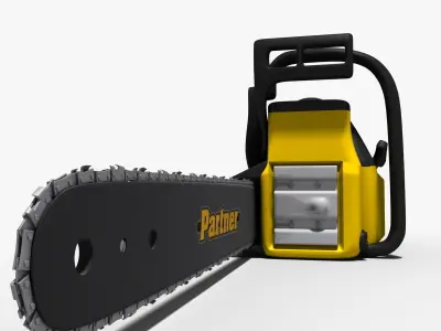 Chain saw Partner 3D model