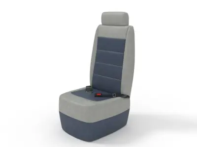 Airplane Seat 2 3D model