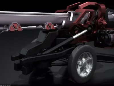 Original Star Fiction cannon 3D print model