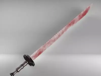 Sword Asset Low-poly 3D model