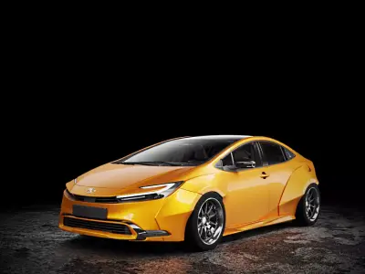 2024 Toyota Prius GOMSTYLING Bodykit 3D model
