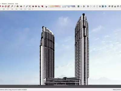 Sketchup Office building J5 3D model