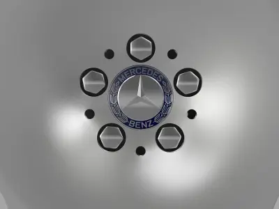 Mercedes Maybach wheel 3D model