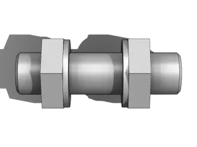 Sensor Balluff Indutivo M8x1 BES00 Inductive Balluff Sensor 3D model