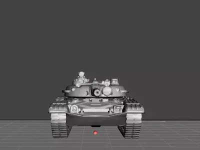 T 64 b v e tank Free 3D print model