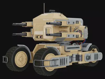 UGV Concept-2-Desert 3D model