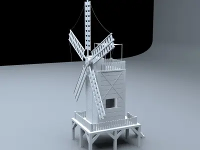 Environment Units-part-1 - 5 pieces 3D model Low-poly 3D model