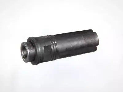 SOCOM-556 3-Prong Flash Hider Low-poly 3D model