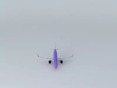 Southwest Airlines flight 345 Free 3D model