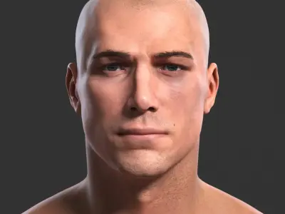 Realistic Man VRay 3D model
