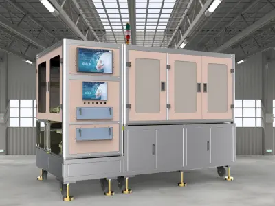 Pad printing machine 3D model