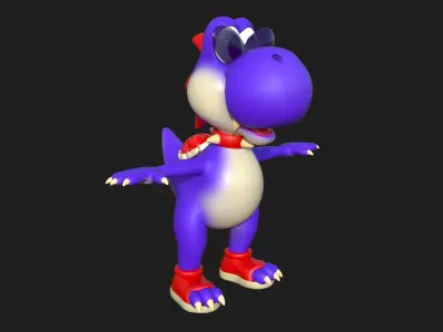 Boshi from Super Mario Low-poly 3D model