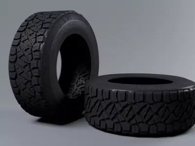 Tyre- Nitto Ridge Grappler- 3D Model 3D model
