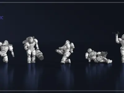 Sci Fi Commando Free 3D print model