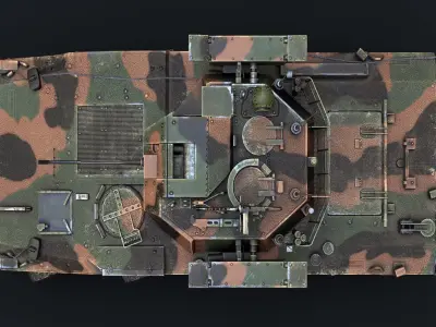 IFV Freccia  Low-poly 3D model