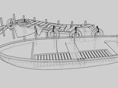 Boat Hanger 3D model