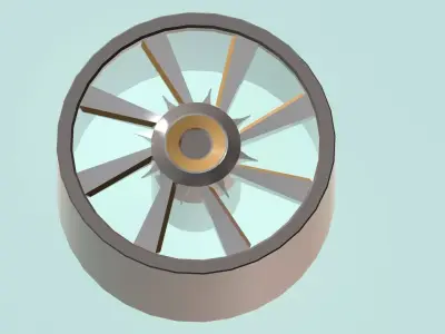 Alu rim 3D model