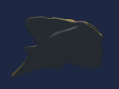 Gemuendina shark 3D model
