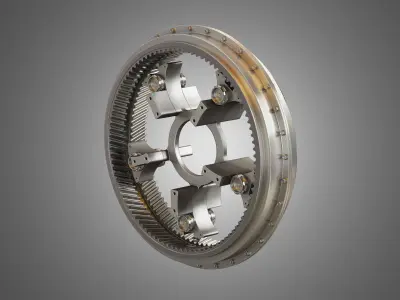 PW GTF Engine Gearbox 3D model