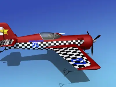 Sukhoi SU-26 Aerobat V08 3D model