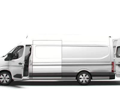 Nissan Interstar L4H3 Van HQ Interior 2024 3D model