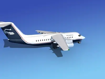 BAe 146-200 Presidential 3D model