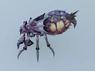 Monster insect boss Renmianzhizhu 3D model