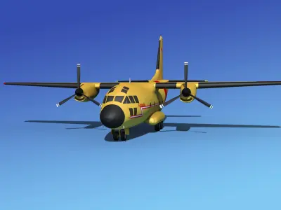 Alenia C-27A Spartan RCAF 3D model