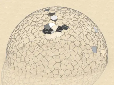 Voronoi Dome 3D model