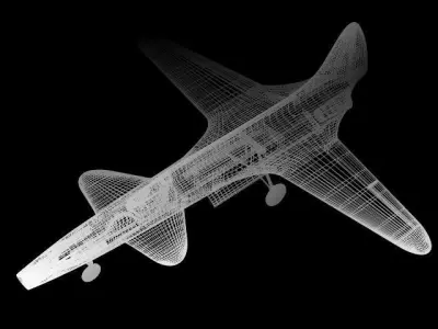 Lockheed L-133 3D model