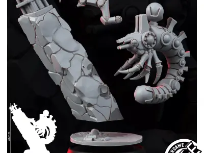 NECROCYBORG CRYPTMITE CONSTRUCTS 3D print model
