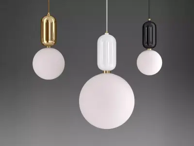 Aballs Pendant Lights Free 3D model