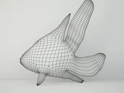 Solda Teak Fish Decor 3D model