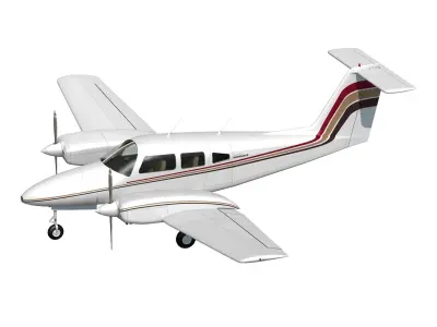 Piper PA-44-180 Seminole 3D model