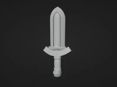 Low poly - Stylized Game Items - Sword Low-poly 3D model
